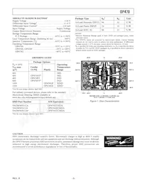 OP470GS-REEL Datasheet Page 5