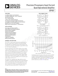 OP497GS-REEL Datasheet Cover