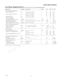 OP747ARU-REEL Datasheet Page 3