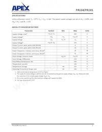 PA164PQ Datasheet Page 5