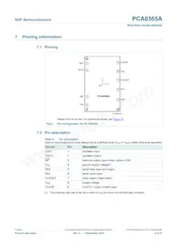 PCA8565AU/5BB/1 Datasheet Page 4