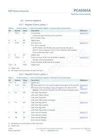 PCA8565AU/5BB/1 Datasheet Page 7