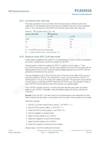 PCA8565AU/5BB/1 Datenblatt Seite 20