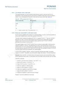 PCA8565BS/1 Datasheet Pagina 19