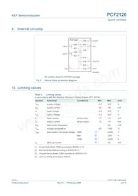 PCF2120U/10AA/1 Datasheet Page 4