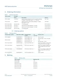 PCF2123BS/1 Datasheet Page 2