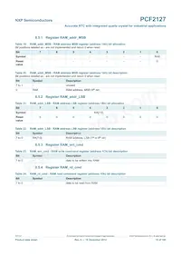 PCF2127AT/2Y Datasheet Page 16