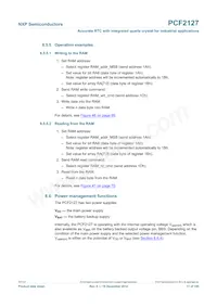 PCF2127AT/2Y Datasheet Page 17
