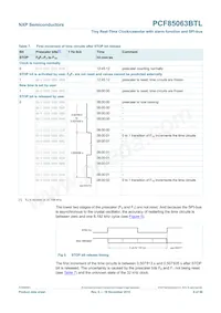 PCF85063BTL/1 Datasheet Page 9
