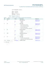 PCF85063BTL/1 Datasheet Page 11