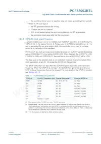 PCF85063BTL/1 Datasheet Pagina 14