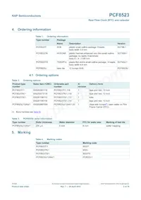 PCF8523TS/1 Datasheet Pagina 2