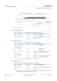 PCF8523TS/1 Datasheet Page 21