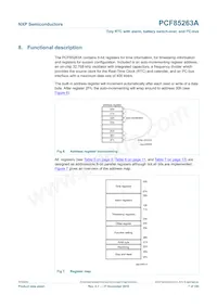 PCF85263AT/AJ Datasheet Page 7