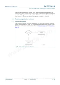 PCF85263AT/AJ Datasheet Page 8