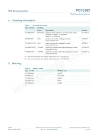PCF8563T/F4 Datasheet Pagina 2
