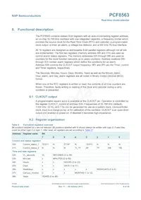 PCF8563T/F4 Datasheet Pagina 6
