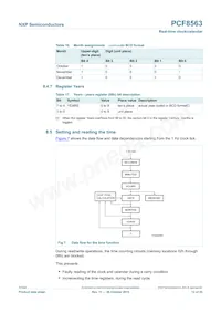 PCF8563T/F4 Datasheet Page 12
