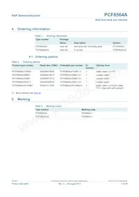 PCF8564AU/5GC/1 Datasheet Page 2