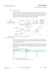 PCF8564AU/5GC/1 Datasheet Page 8