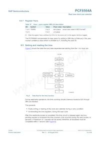 PCF8564AU/5GC/1 Datasheet Page 12