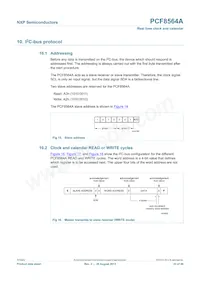 PCF8564AU/5GC/1數據表 頁面 23