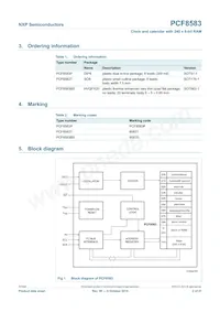 PCF8583BS Datasheet Page 2