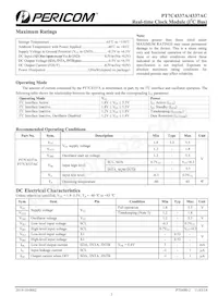 PT7C4337ACSEX Datasheet Page 3