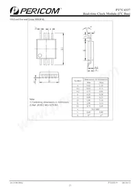 PT7C4337LEX Datasheet Page 21