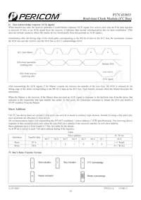 PT7C433833WE Datasheet Pagina 14