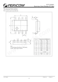 PT7C433833WE Datasheet Pagina 16