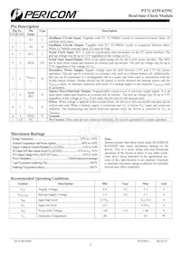 PT7C4339UEX Datenblatt Seite 2