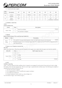 PT7C4339UEX Datasheet Page 9