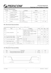 PT7C4372AZEEX Datasheet Page 4