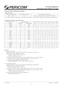 PT7C4372AZEEX Datasheet Page 14
