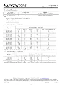 PT7M6714CUE Datasheet Page 12
