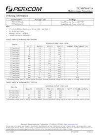 PT7M6714CUE Datasheet Pagina 12