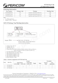 PT7M7438TAE Datasheet Page 6