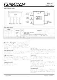 PT8A2515TAEX Datasheet Page 2
