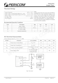 PT8A2515TAEX Datasheet Page 3
