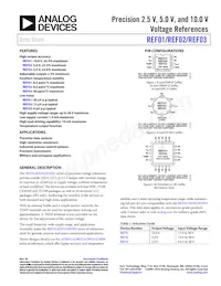 REF03GSZ-REEL Datasheet Cover