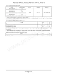 REF3040TB-GT3 Datasheet Page 2