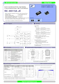 RX-8801JE:UA3 ROHS Datasheet Cover