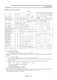 S-1165B55MC-N7OTFU Datasheet Page 7