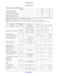 SA3291A-E1 Datasheet Page 4