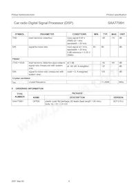 SAA7706H/N210S Datasheet Page 5