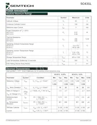 SC431LCSK-2TR Datenblatt Seite 2