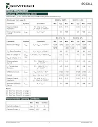 SC431LCSK-2TR Datasheet Page 3