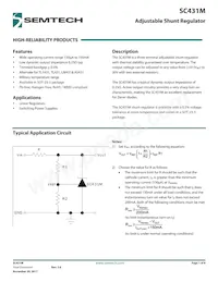 SC431MSKQTRT-01 Datasheet Cover