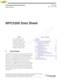 SPC5200CBV400 Datasheet Cover